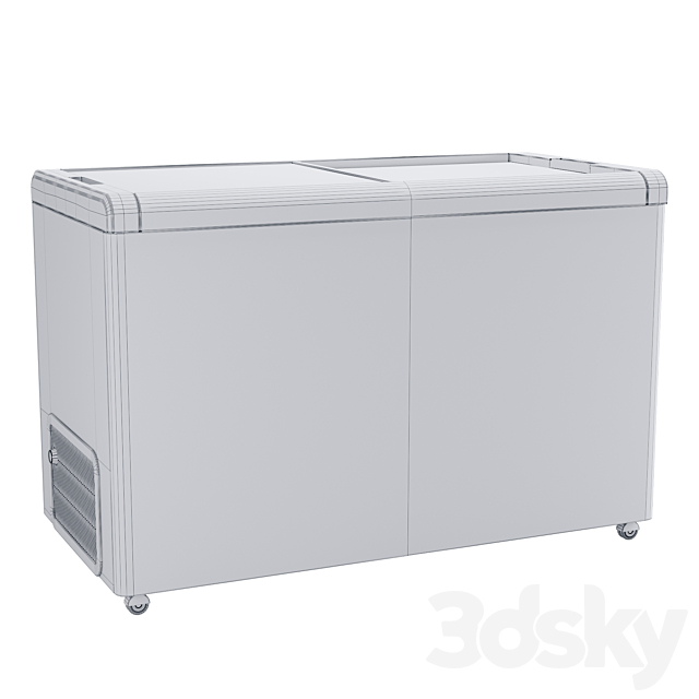 Chest freezer POLAIR 3DS Max Model - thumbnail 3