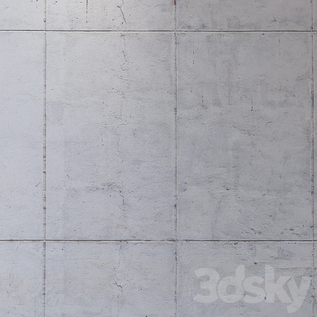 Concrete wall 402 3DSMax File - thumbnail 2