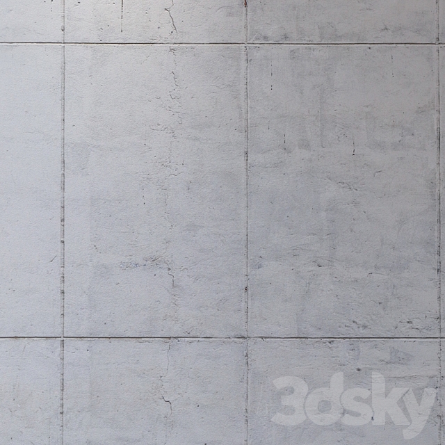 Concrete wall 402 3DSMax File - thumbnail 3