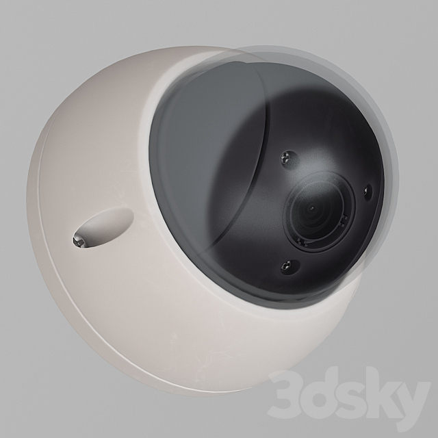 Dahua SD22204T surveillance camera 3ds Max - thumbnail 1