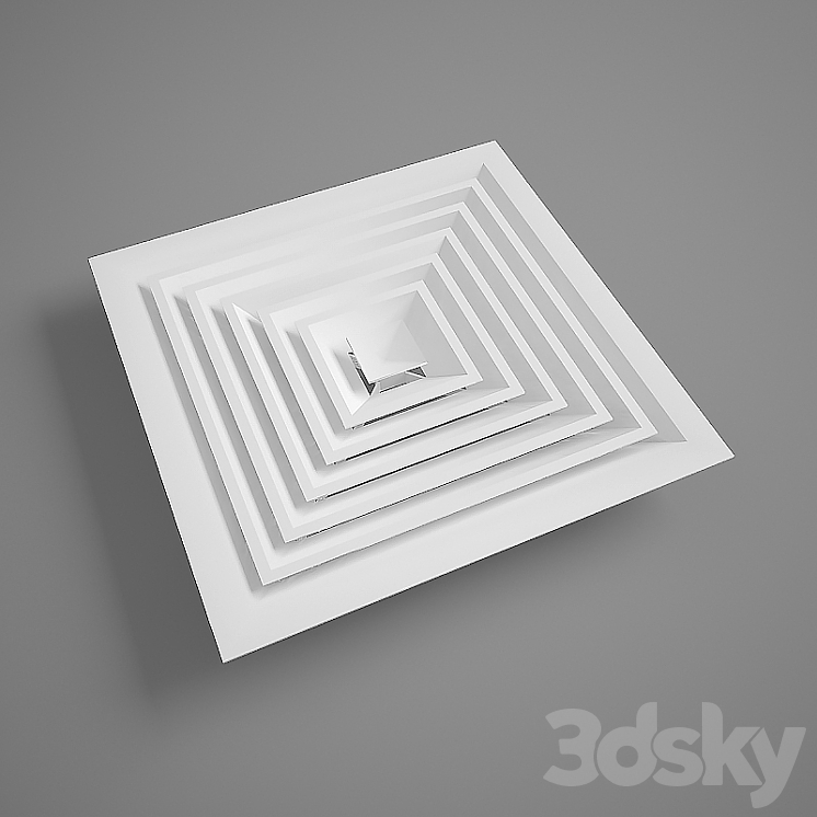 Diffuser 600×600 mm 3DS Max - thumbnail 1