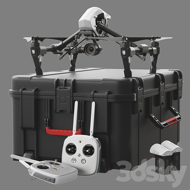 DJI Inspire 1 3ds Max - thumbnail 1