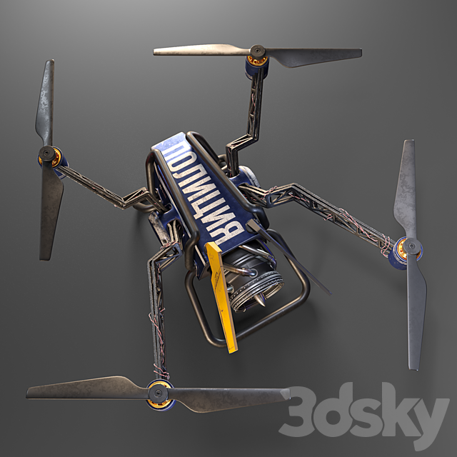 Drone scout 3DSMax File - thumbnail 2