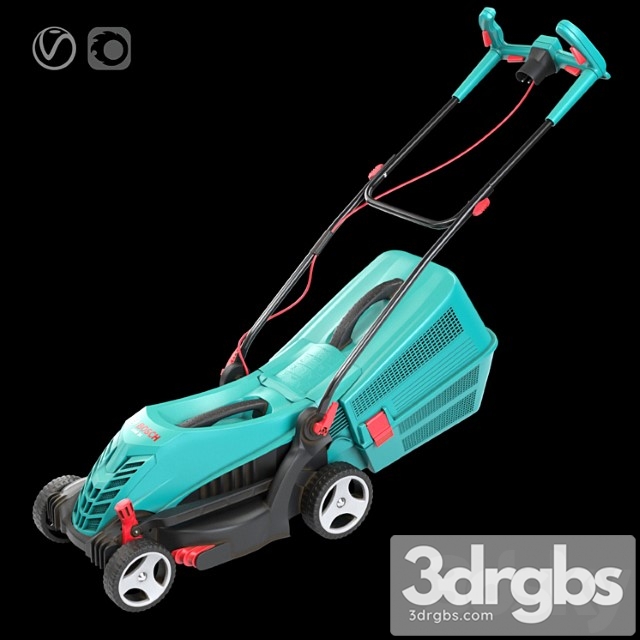 Electric Lawn Mower Bocsh Arm 36 3dsmax Download - thumbnail 1