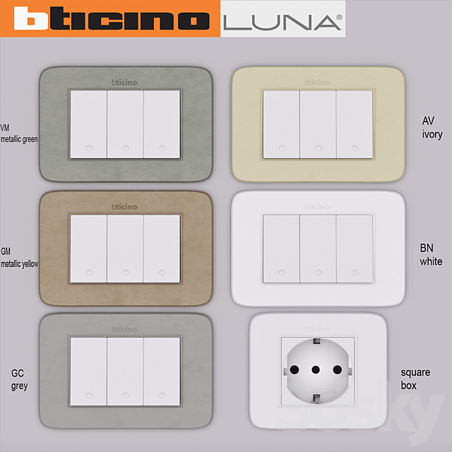 electrical switch 3DSMax File - thumbnail 1