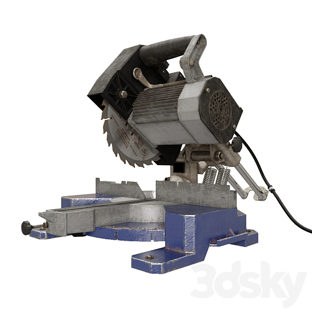 Elektra Beckum miter saw 3ds Max - thumbnail 1