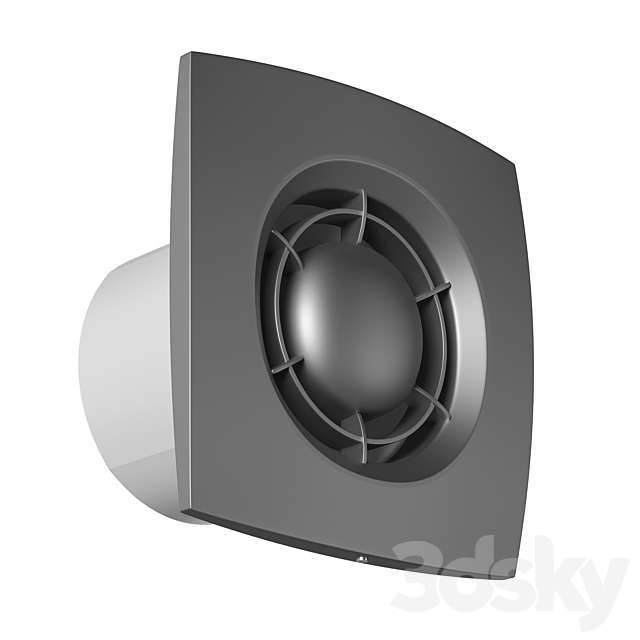 Exhaust fan Vents LD 100 125 150 3DS Max Model - thumbnail 3