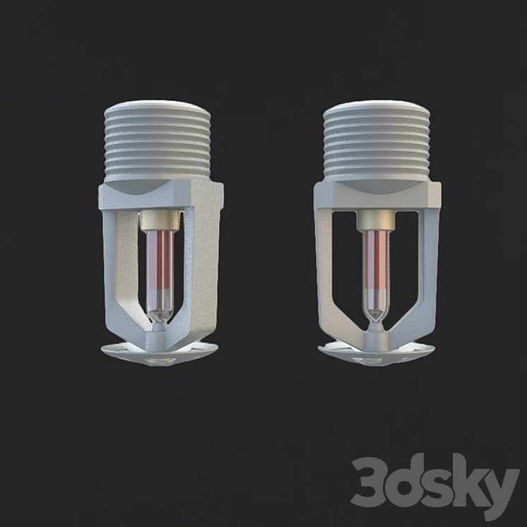 Fire alarms 3DS Max - thumbnail 1