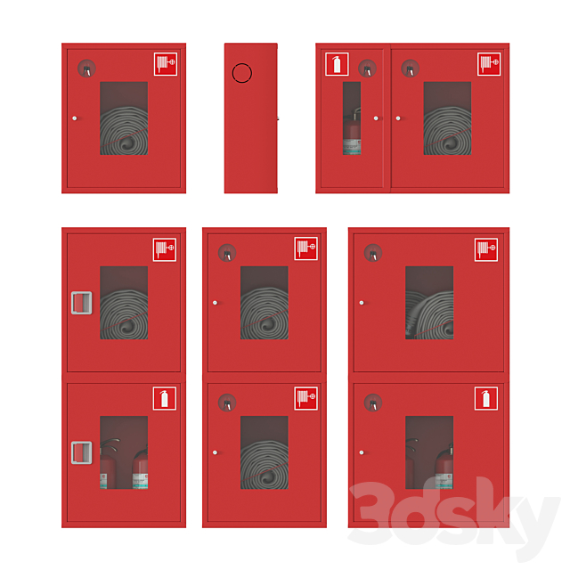 Fireproof Cabinets 3DSMax File - thumbnail 2