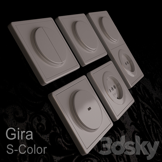 Gira S-Color 3DSMax File - thumbnail 1