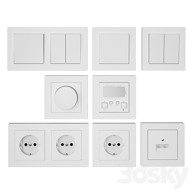 Home electrification 3DSMax File - thumbnail 2