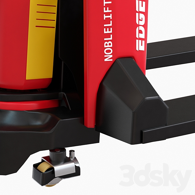 Hydraulic pallet jack 3DS Max Model - thumbnail 2