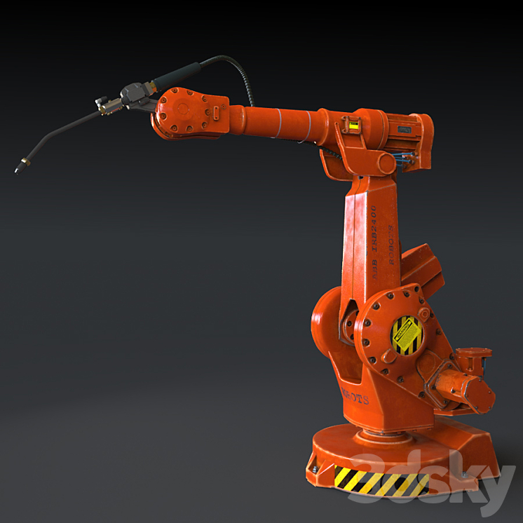 Industrial robot 3DS Max - thumbnail 1