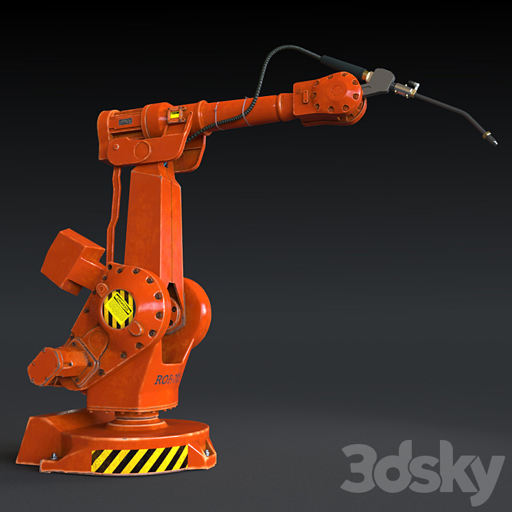 Industrial robot 3DS Max - thumbnail 2