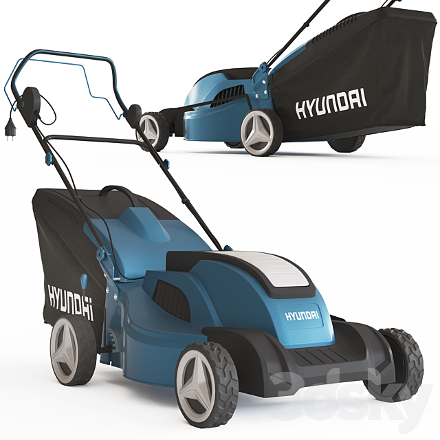 lawn mower 3ds Max - thumbnail 2