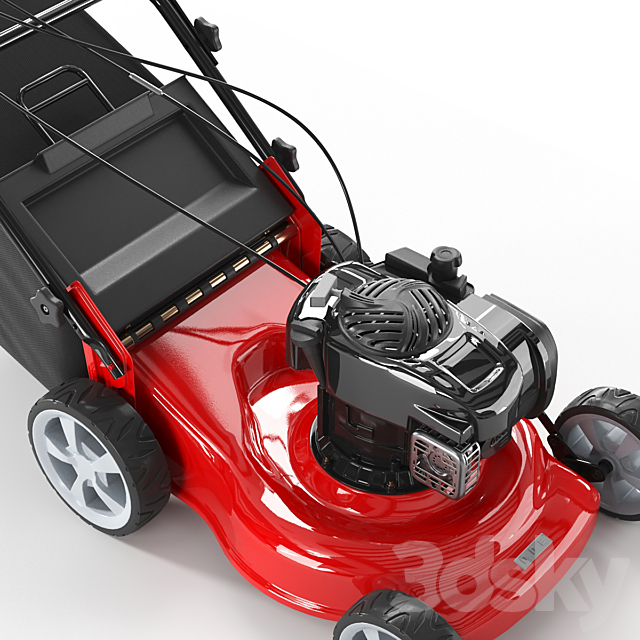 Lawn mower DDE WYZ18 3ds Max - thumbnail 3