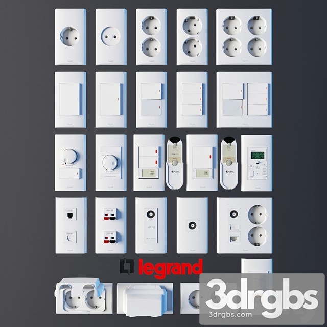 Legrand Zunis 3dsmax Download - thumbnail 1