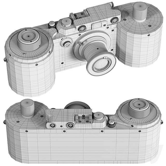 Leica 250 Reporter camera 3DS Max Model - thumbnail 3