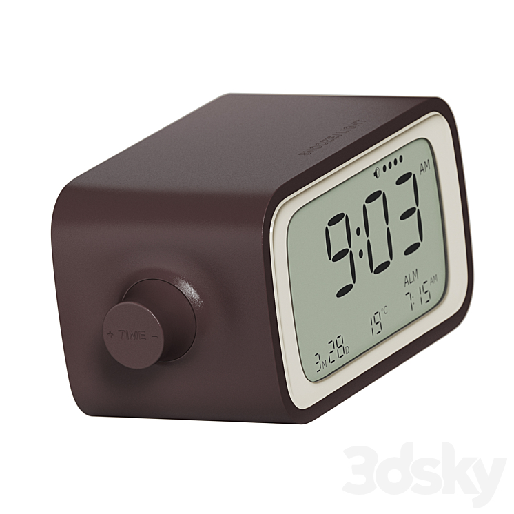 Lexon Dreamtime Alarm Clock 3DS Max - thumbnail 2