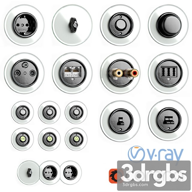 Loudspeakers And Sockets Thpg Bakelite Glass Tsovering 2 3dsmax Download - thumbnail 1