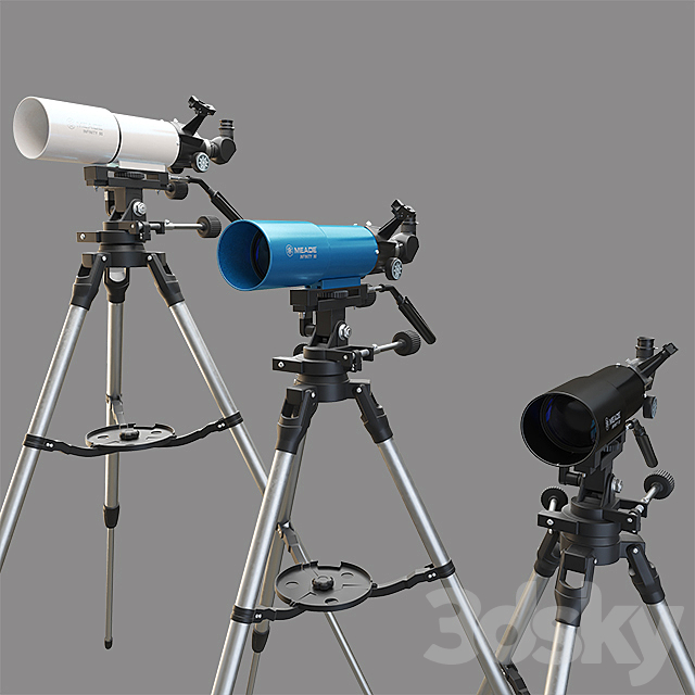 Meade Infinity 80mm Telescope 3ds Max - thumbnail 2