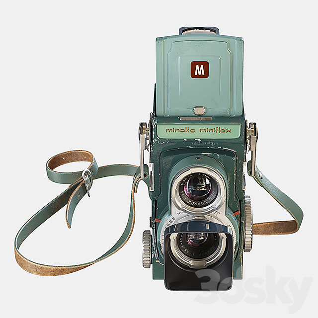 minolta miniflex TLR 3DSMax File - thumbnail 2