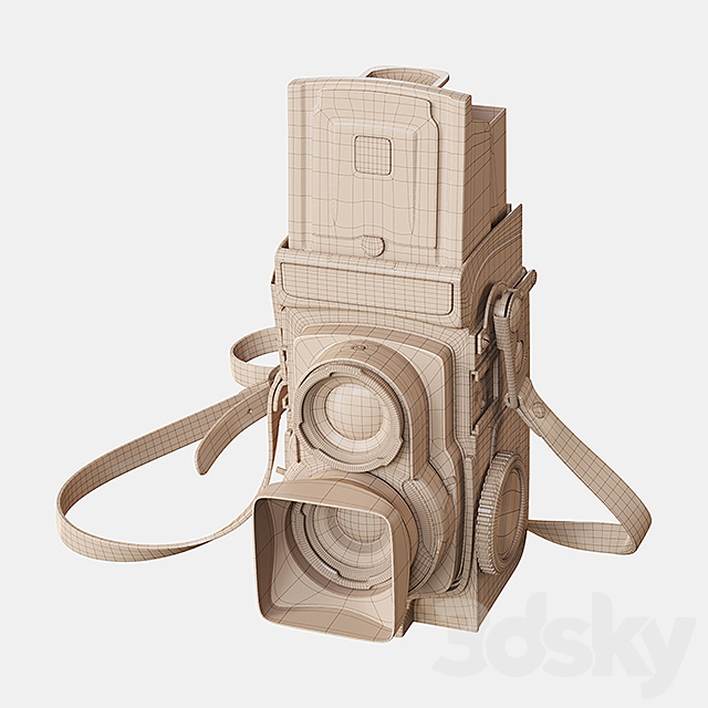 minolta miniflex TLR 3DSMax File - thumbnail 3