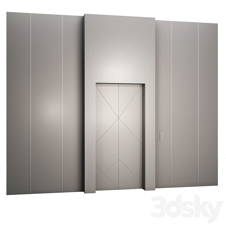 Modern elevator 3DS Max - thumbnail 2