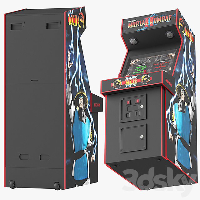 Mortal kombat arcade game 3DS Max Model - thumbnail 3