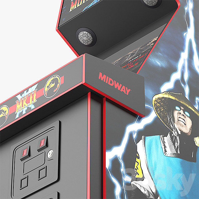 Mortal kombat arcade game 3DS Max Model - thumbnail 5