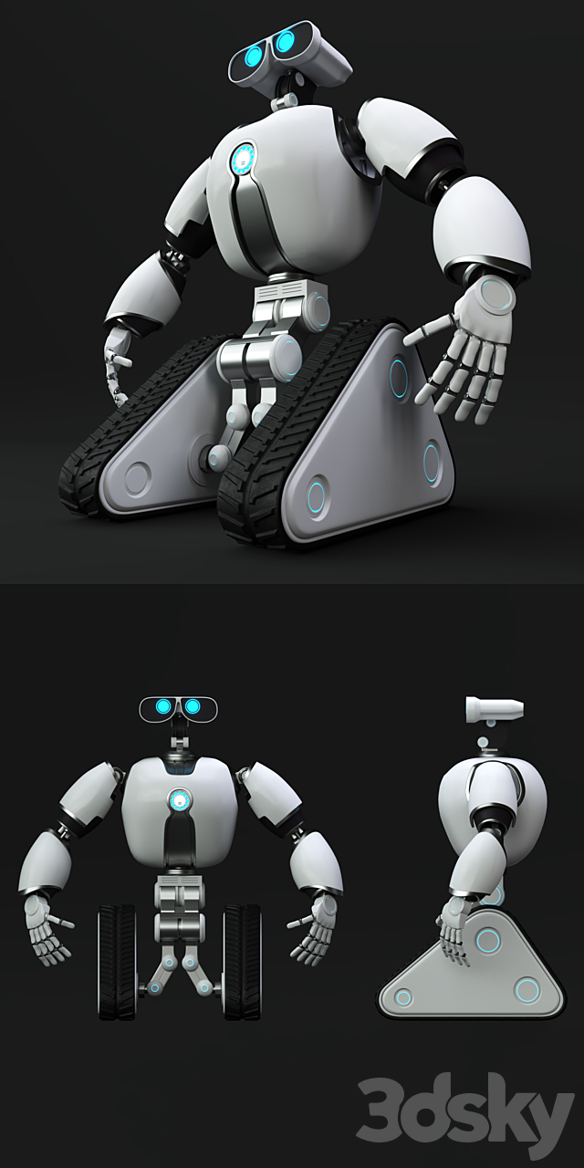 New Wall E 3ds Max - thumbnail 2