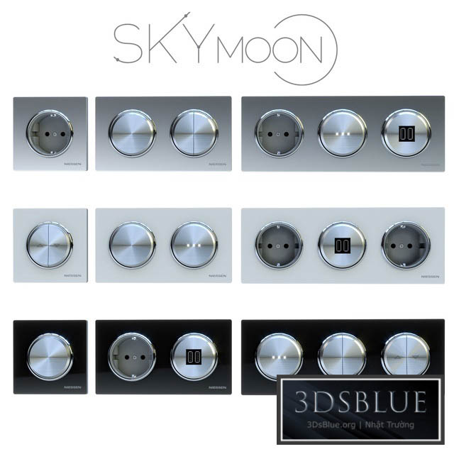 Niessen SkyMOON Set 3DS Max - thumbnail 3