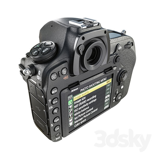 Nikon D850 Camera 3DSMax File - thumbnail 3