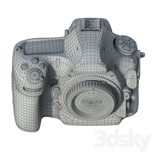 Nikon D850 Camera 3DSMax File - thumbnail 4