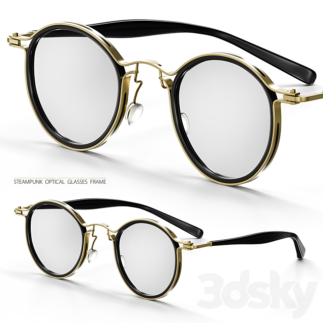 OPTICAL GLASSES FRAME 3ds Max - thumbnail 2