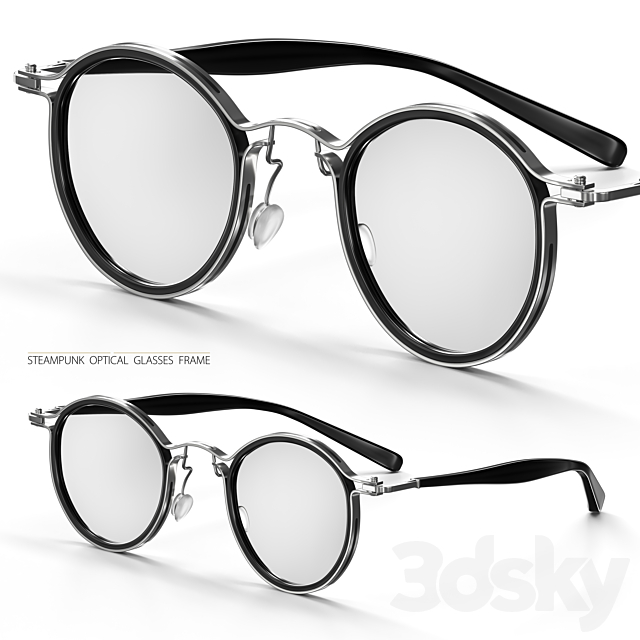 OPTICAL GLASSES FRAME 3ds Max - thumbnail 3