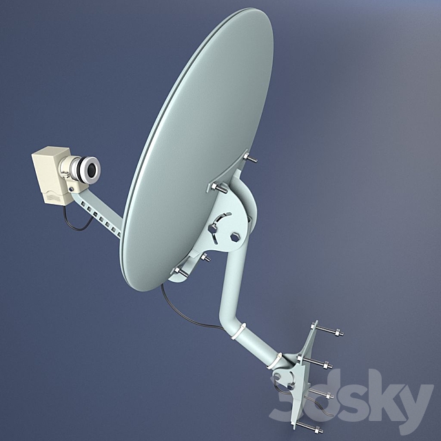 Parabolic antenna sky 3DSMax File - thumbnail 2