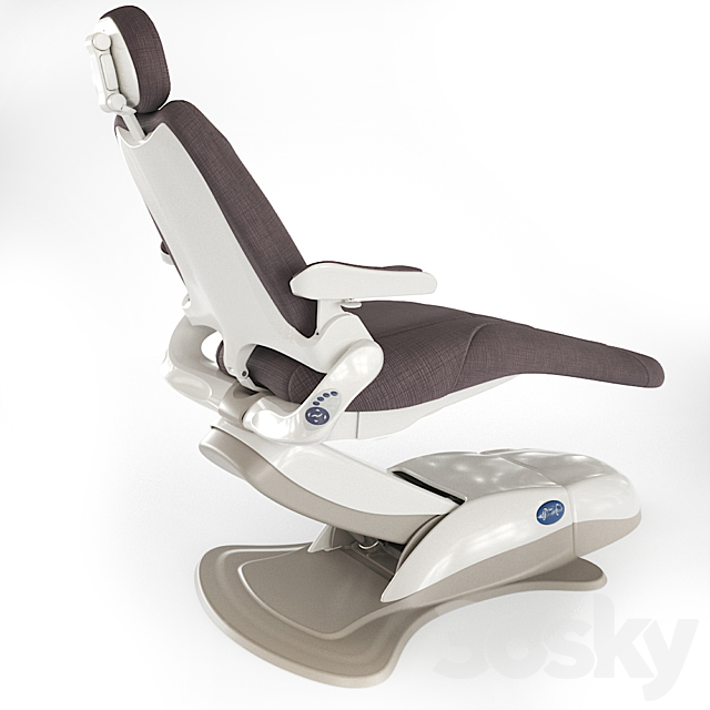 Pelton Crane Spirit 3300 dental chair 3ds Max - thumbnail 2