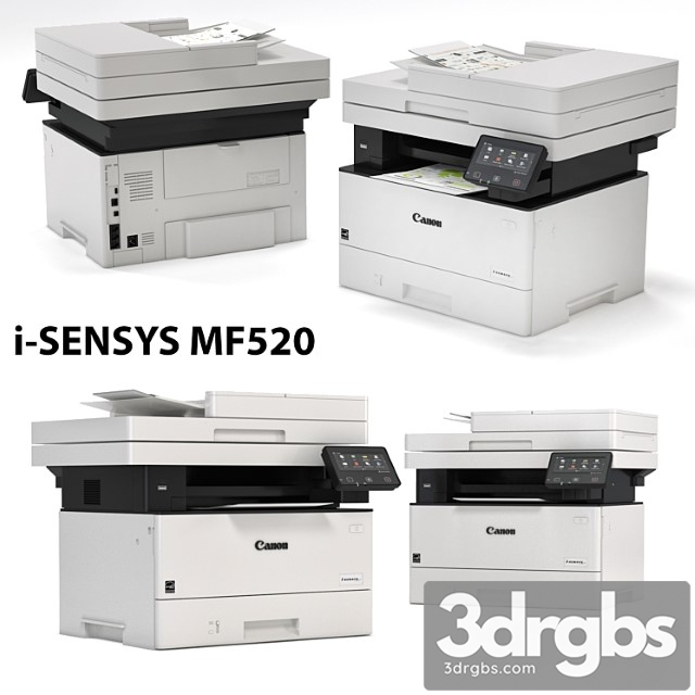 Printer Mfu Canon I Sensys Mf520 3dsmax Download - thumbnail 1