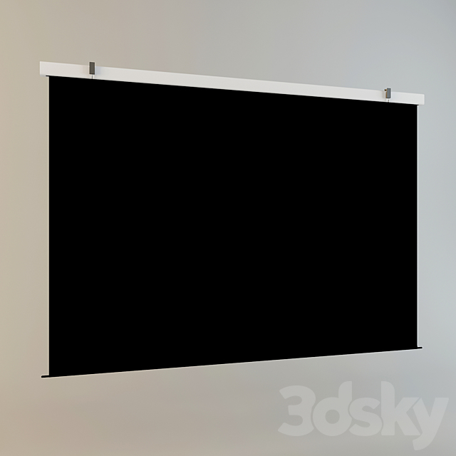 Projection Screen Elite Screens PM138HT 3DSMax File - thumbnail 3