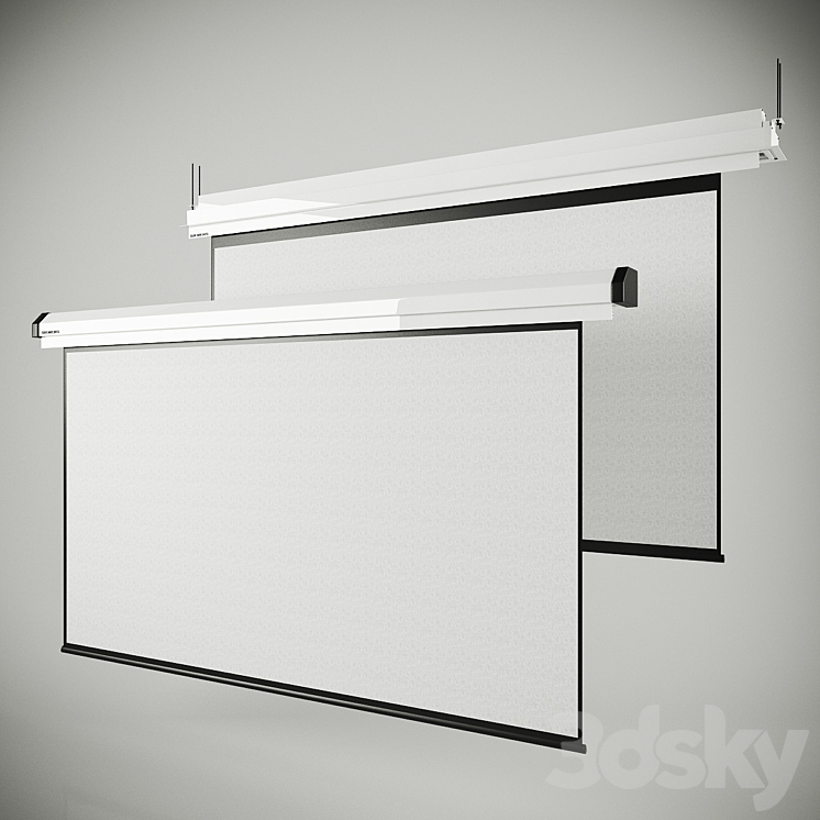 PROJECTOR SCREEN 3DS Max - thumbnail 1