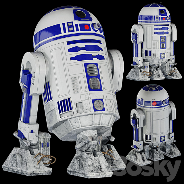 R2-D2 (Star Wars) 3DSMax File - thumbnail 1