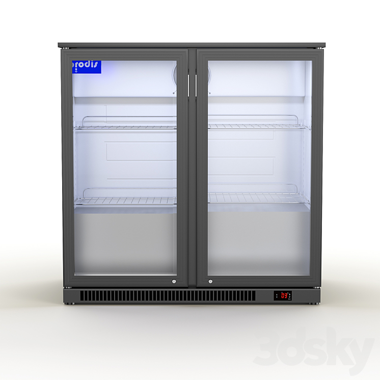 Refrigerator Prodis 3DS Max - thumbnail 2