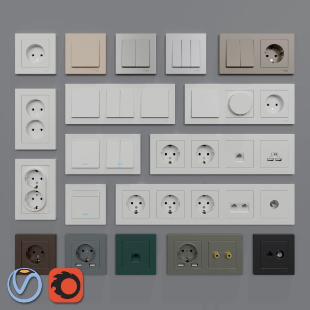 Schneider Electric Atlas Design 3dsmax Download - thumbnail 1