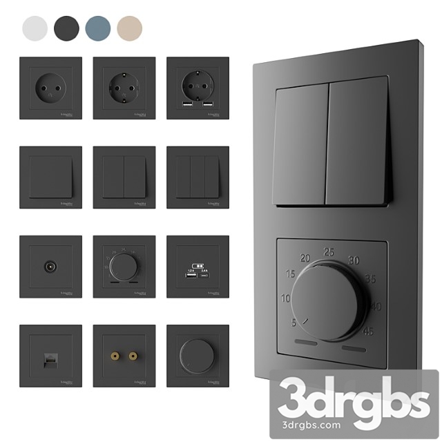 Schneider Electric Set Atlasdesign 3dsmax Download - thumbnail 1