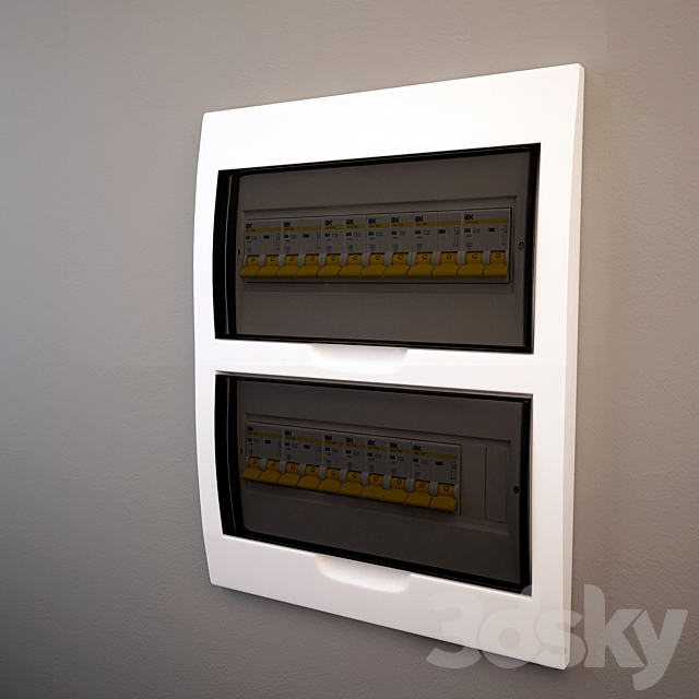 SCHRV-P-12 IP41 IEK 3DSMax File - thumbnail 3