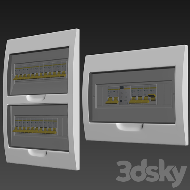 SCHRV-P-12 IP41 IEK 3DSMax File - thumbnail 4