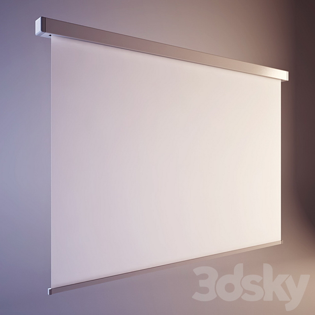screen for projector 3DSMax File - thumbnail 1
