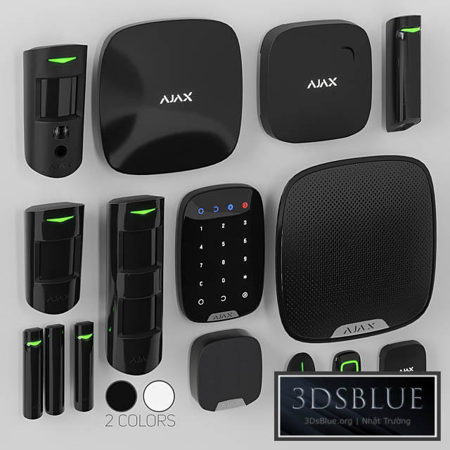 Security alarm system Ajax 3DS Max - thumbnail 3