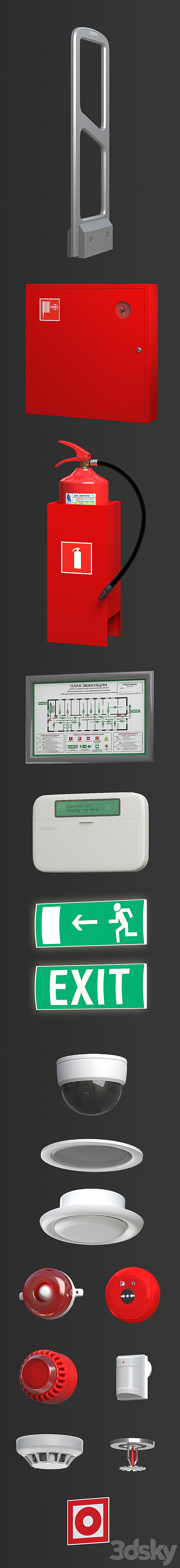 Security equipment store 3DSMax File - thumbnail 2